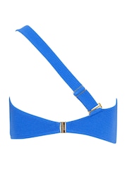 Star by Julien MacDonald Textured One Shoulder Bikini Top - صورة 5 من 5