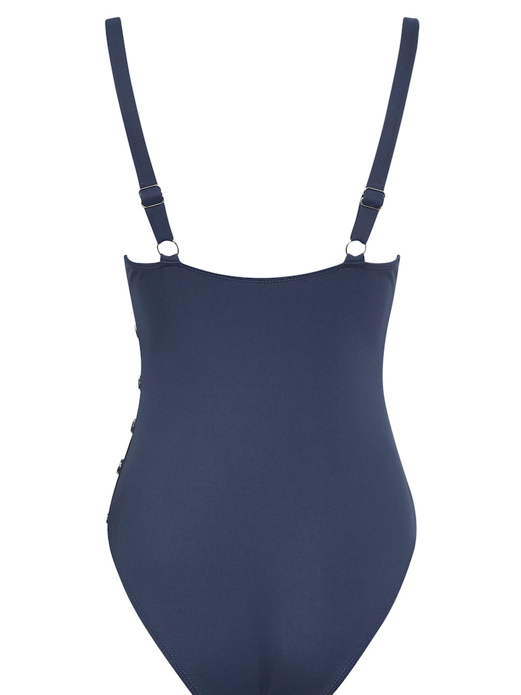 Star by Julien MacDonald Blue Poppa Swimsuit - Image 3 of 3