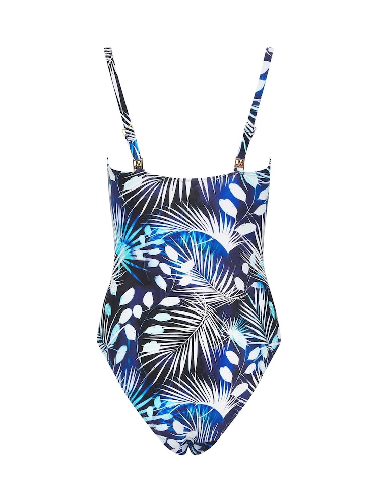 Star by Julien MacDonald Blue U Bar Printed Swimsuit - Image 9 of 9 Star by Julien MacDonald Blue U Bar Printed Swimsuit - Image 9 of 9