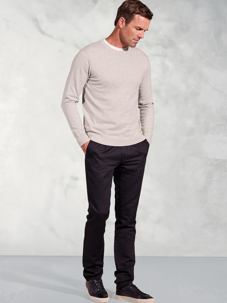 Brook Taverner Purple Crew Neck Jumper - Image 2 of 3