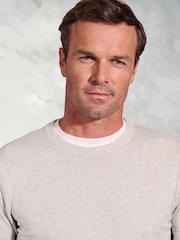 Brook Taverner Purple Crew Neck Jumper - Image 3 of 3