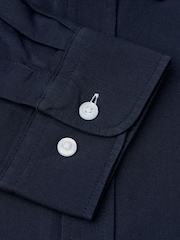 Brook Taverner Blue Cotton Oxford 100% Cotton Shirt - Image 4 of 4
