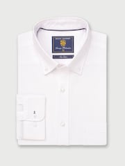 Brook Taverner White Cotton Oxford 100% Cotton Shirt - Image 2 of 4