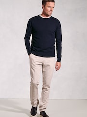 Brook Taverner Blue Crew Neck Jumper - Image 2 of 3