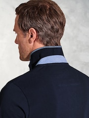 Brook Taverner Cotton Pique 100% Cotton Polo Shirt - صورة 4 من 4