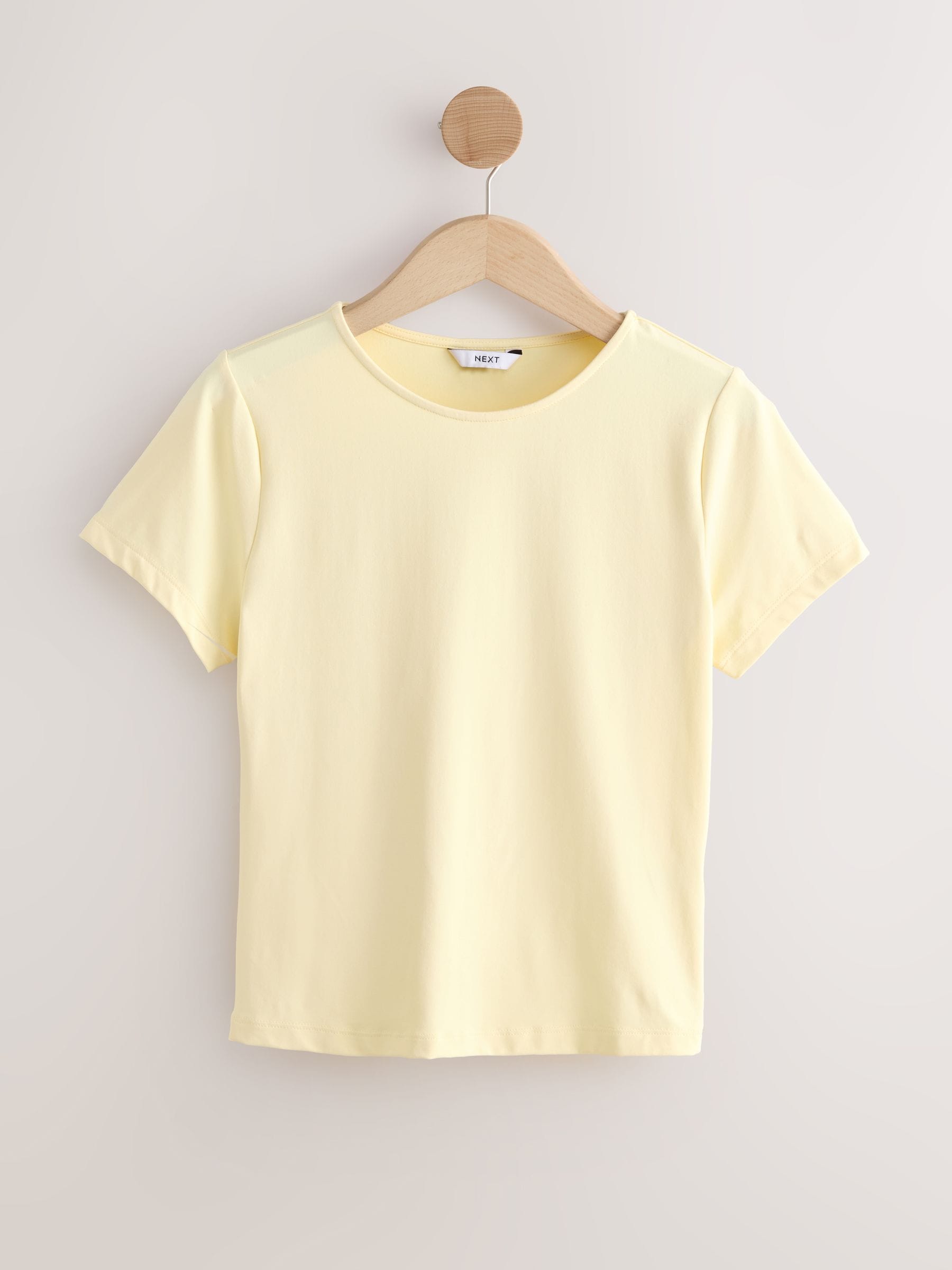 Naptime 半袖SHIRTS-YELLOW Buy Lemon Yellow Slim Fit Short Sleeve Soft Touch Polyamide