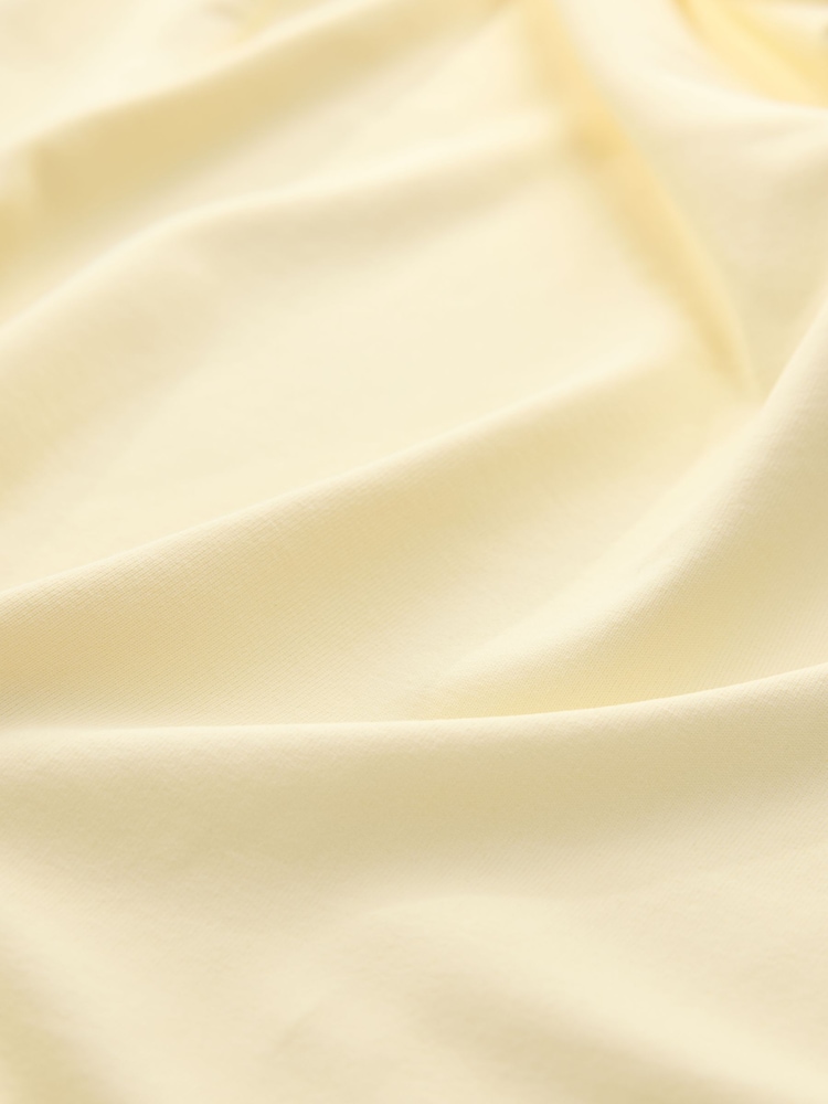 Lemon Yellow Slim Fit Short Sleeve Soft Touch Polyamide T-Shirt - Image 8 of 8