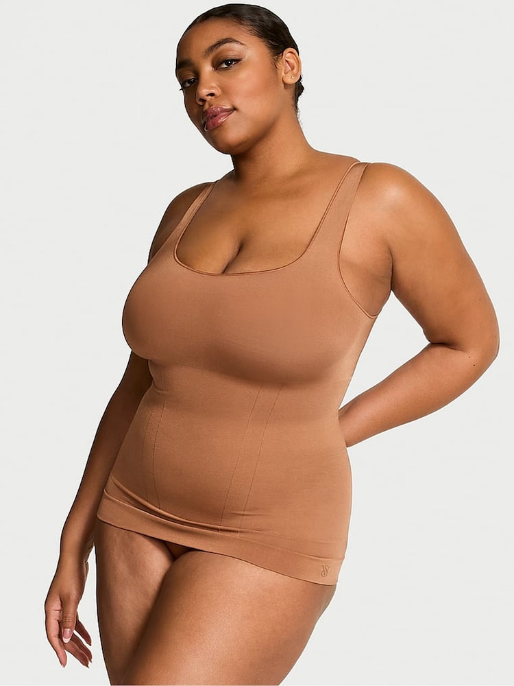 Victoria's Secret Caramel Nude Seamless Shaping™ Tank Top - Image 1 of 3 Victoria's Secret Caramel Nude Seamless Shaping™ Tank Top - Image 1 of 3