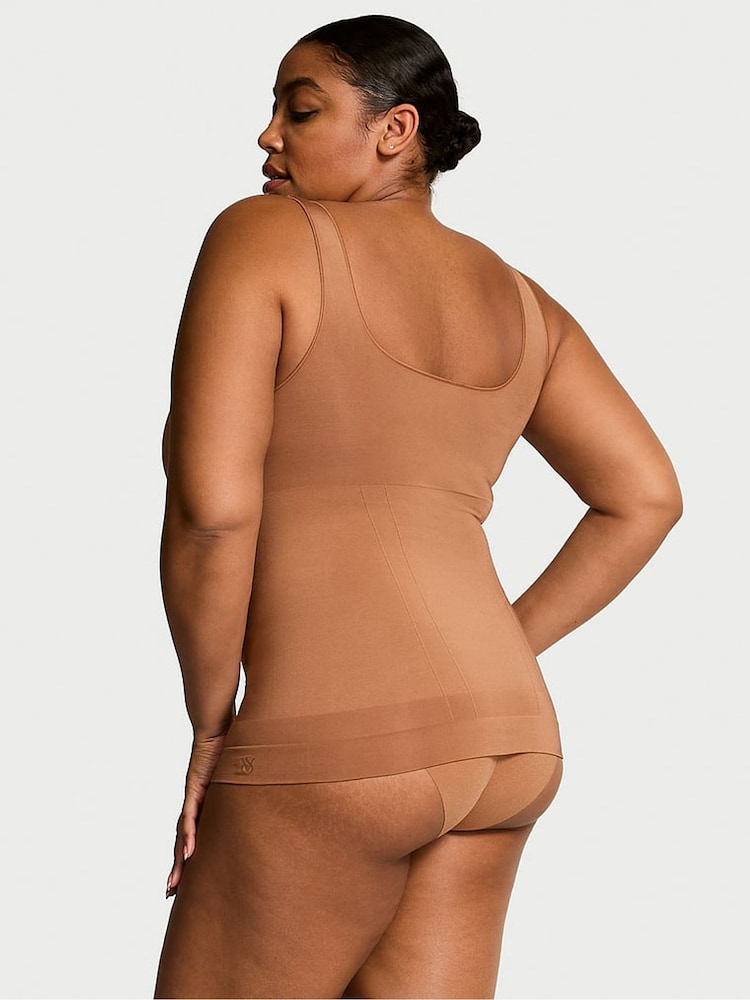 Victoria's Secret Caramel Nude Seamless Shaping™ Tank Top - Image 2 of 3 Victoria's Secret Caramel Nude Seamless Shaping™ Tank Top - Image 2 of 3