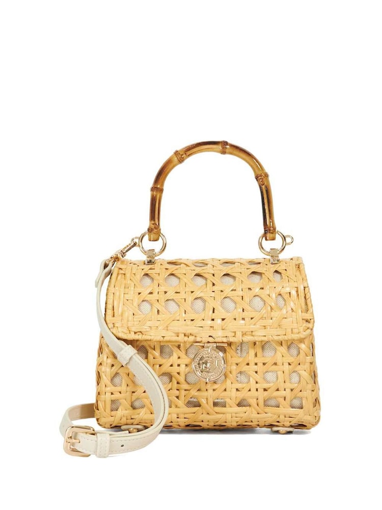 Dune London Natural Diadem Small Premium Basket Bag - Image 2 of 4
