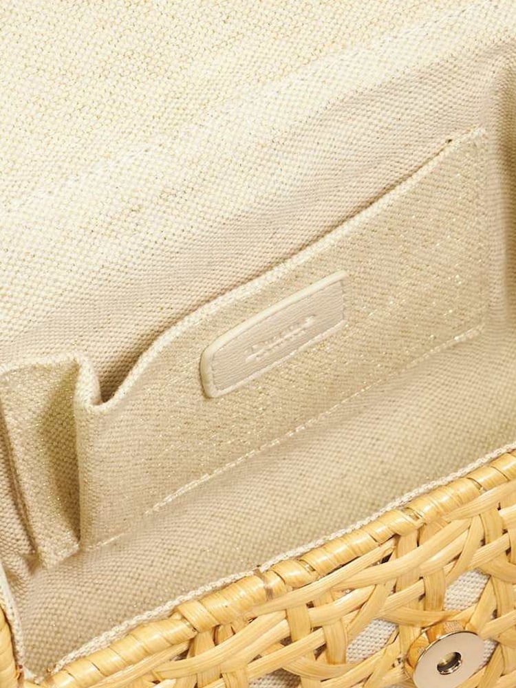 Dune London Natural Diadem Small Premium Basket Bag - Image 4 of 4