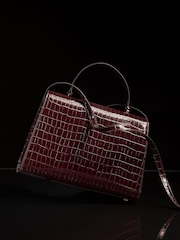 Lipsy Burgundy Red Medium Top Handle Tote Bag - Image 7 of 7