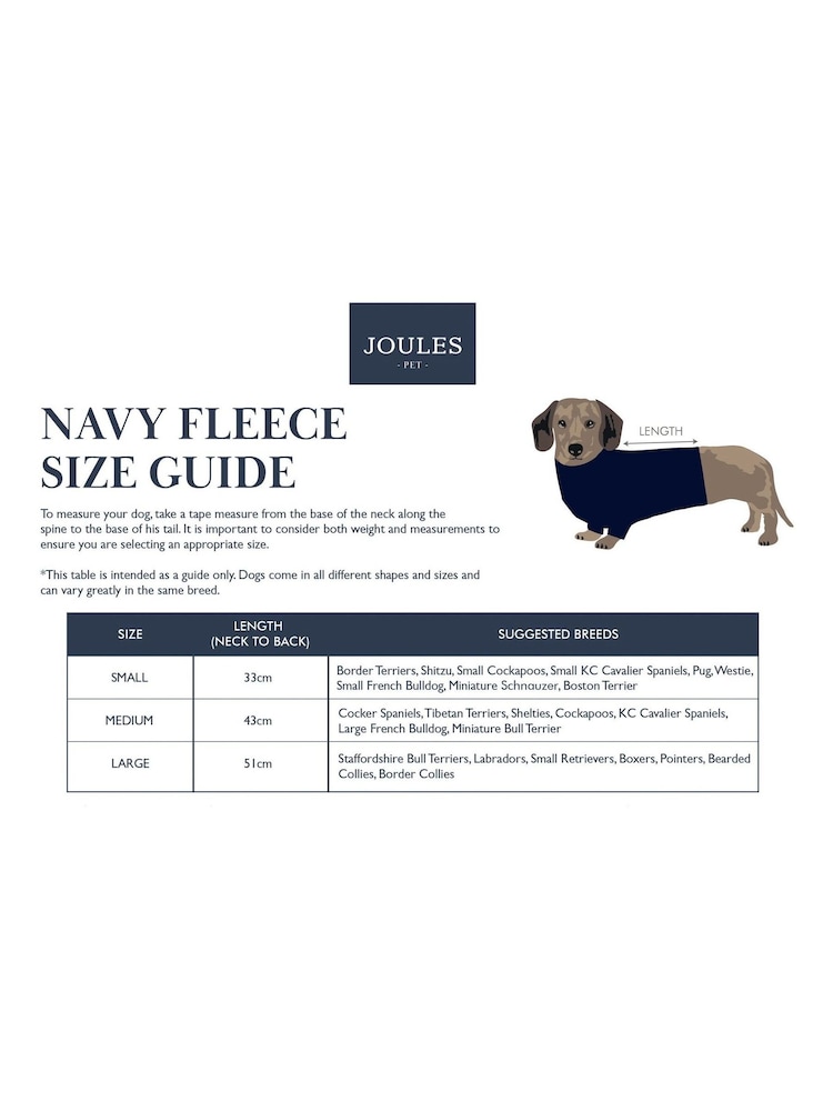 Joules Blue Navy Fleece - Image 6 of 6