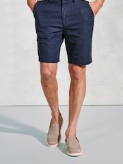 Shorts de algodão e linho Brook Taverner - Imagem 1 de 3