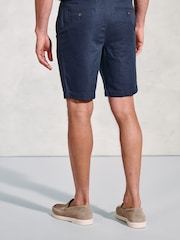 Shorts de algodão e linho Brook Taverner - Imagem 2 de 3