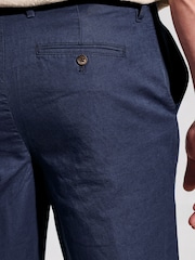 Shorts de algodão e linho Brook Taverner - Imagem 3 de 3
