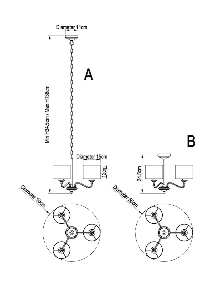 Brass Burford 6 Light Chandelier Light - Image 2 of 2 Brass Burford 6 Light Chandelier Light - Image 2 of 2
