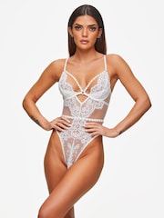 Ann Summers Yellow Astrid Diamante Crotchless Body - Image 1 of 3
