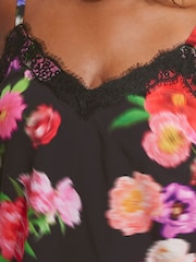 Yours Curve Black Lace Cami - Image 4 of 5