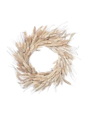 Premier Decorations Ltd Dried Wheat & Grass Wreath - Image 1 of 2