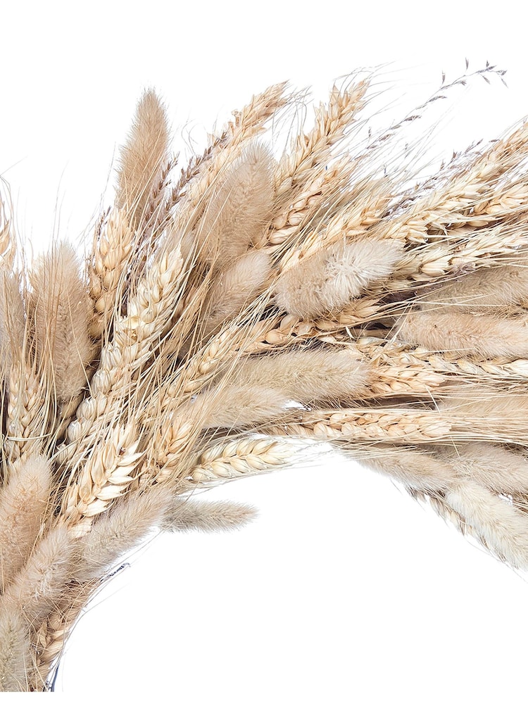 Premier Decorations Ltd Dried Wheat & Grass Wreath - Image 2 of 2