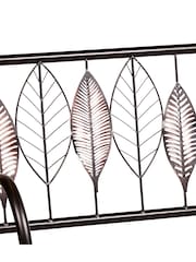 Premier Decorations Ltd Black and Rustic Brown Arboretum Garden Bench - Image 2 of 2