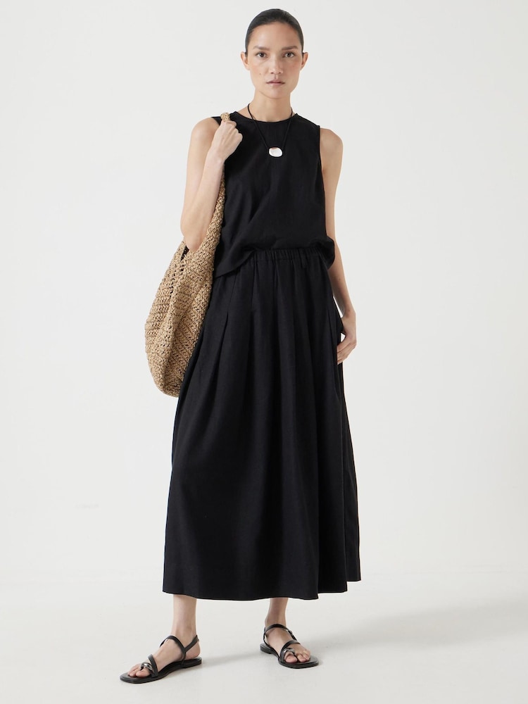 Hush Black Blend Petunia Wide Leg Skirts - Image 1 of 5