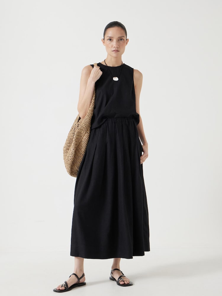 Hush Black Blend Petunia Wide Leg Skirts - Image 2 of 5