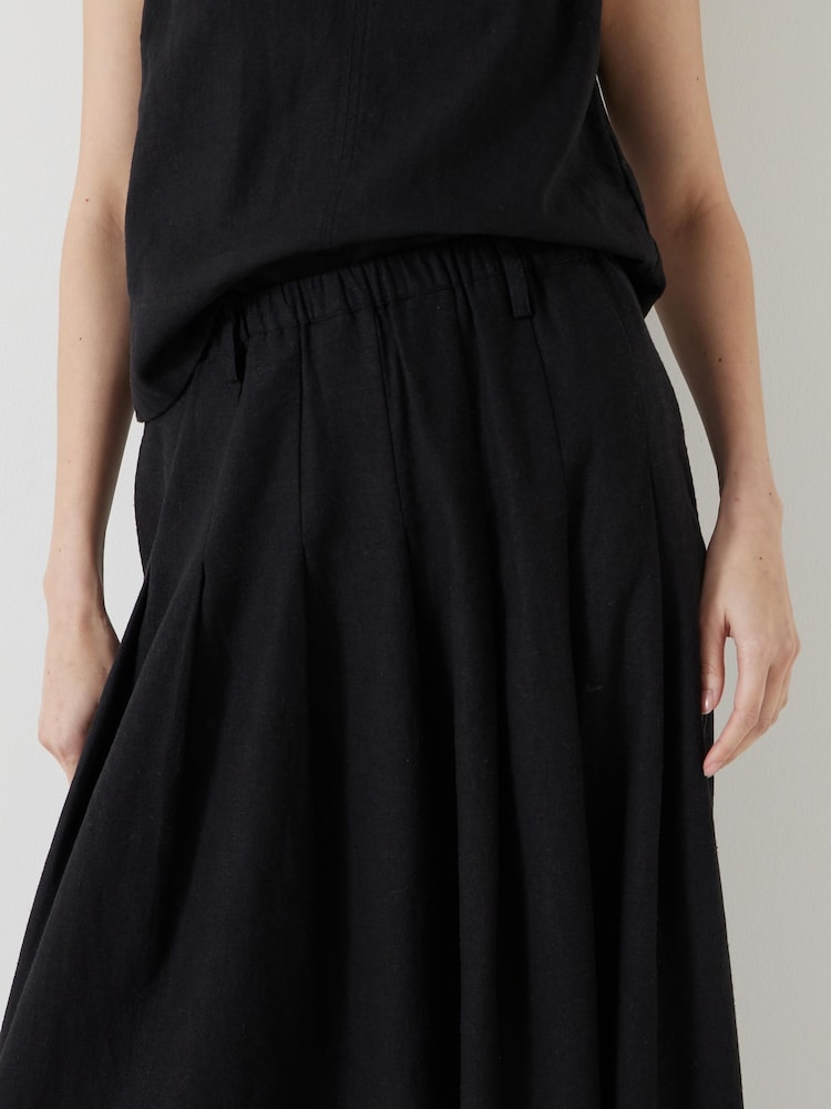 Hush Black Blend Petunia Wide Leg Skirts - Image 5 of 5