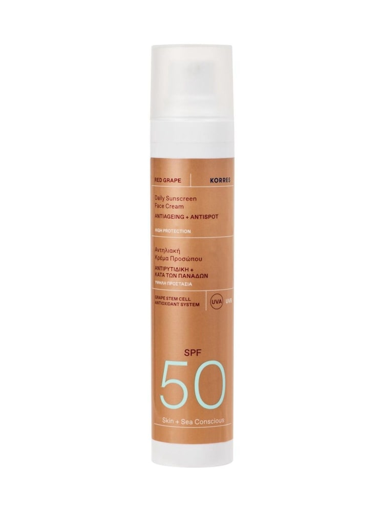 Korres Grape Face Sunscreen SPF50 50ml - Image 1 of 4