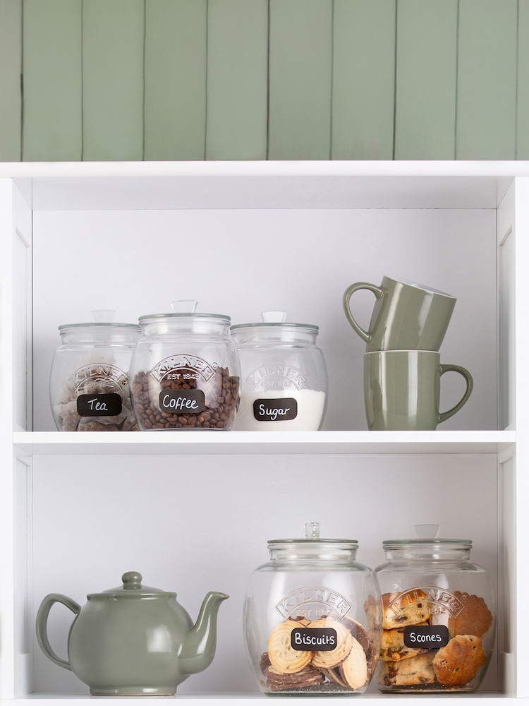 Kilner Set of 2 Clear Universal Storage Jars - Image 1 of 3
