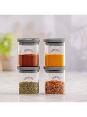 Kilner Set of 6 Clear Fresh Storage Spice Jar 160ml - Image 1 of 6