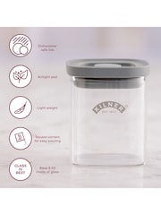 Kilner Set of 6 Clear Fresh Storage Spice Jar 160ml - Image 3 of 6