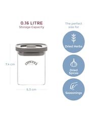 Kilner Set of 6 Clear Fresh Storage Spice Jar 160ml - Image 4 of 6