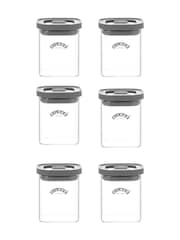 Kilner Set of 6 Clear Fresh Storage Spice Jar 160ml - Image 6 of 6
