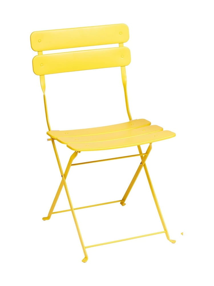 Premier Decorations Ltd Yellow 2 Seater Metal Bistro 2 Seater Set - Image 2 of 3