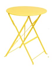 Premier Decorations Ltd Yellow 2 Seater Metal Bistro 2 Seater Set - Image 3 of 3