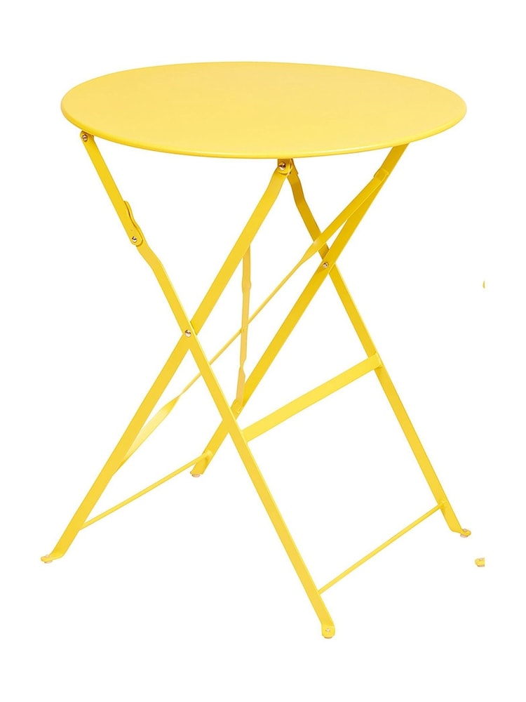 Premier Decorations Ltd Yellow 2 Seater Metal Bistro 2 Seater Set - Image 3 of 3