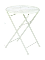 Premier Decorations Ltd Sage Green 2 Seater Metal Bistro Set - Image 3 of 3