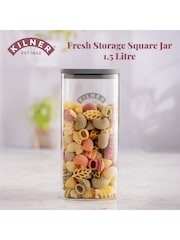 Kilner Set of 3 Clear Fresh Storage Jars 1.5l - Image 2 of 5