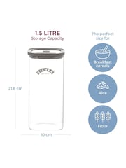 Kilner Set of 3 Clear Fresh Storage Jars 1.5l - Image 4 of 5