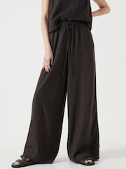 Negro cromo - Hush Blend Petunia Wide Leg Skirt - Imagen 3 de 6