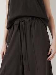 Negro cromo - Hush Blend Petunia Wide Leg Skirt - Imagen 5 de 6