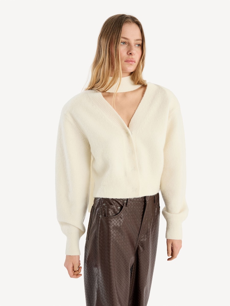 Rotate Brown Wide Leg 5 Pocket Trousers - Image 2 of 6