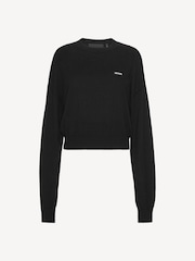 Rotate Black Basic Crewneck Sweater - Image 1 of 2