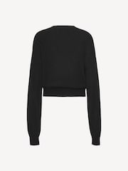 Rotate Black Basic Crewneck Sweater - Image 2 of 2