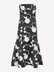 Rotate Black 3D Flower Midi Dress - Image 5 of 6