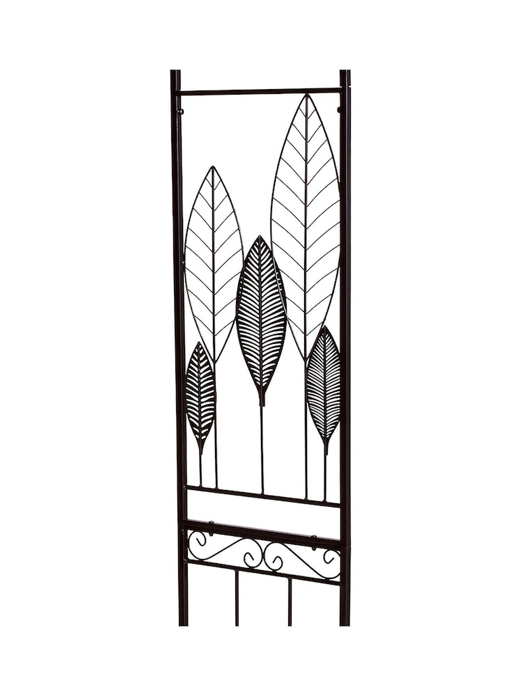 Premier Decorations Ltd Black and Rustic Brown Arboretum Garden Arch - Image 2 of 2