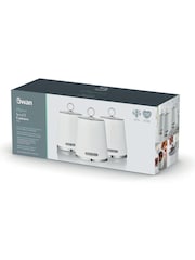 Swan Set of 3 White Elegance Canisters - Image 11 of 11