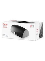 Swan Set of 3 Black Townhouse Bread Bin - Image 8 of 9